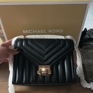 BNWT Michael Kors Black Whitney bag